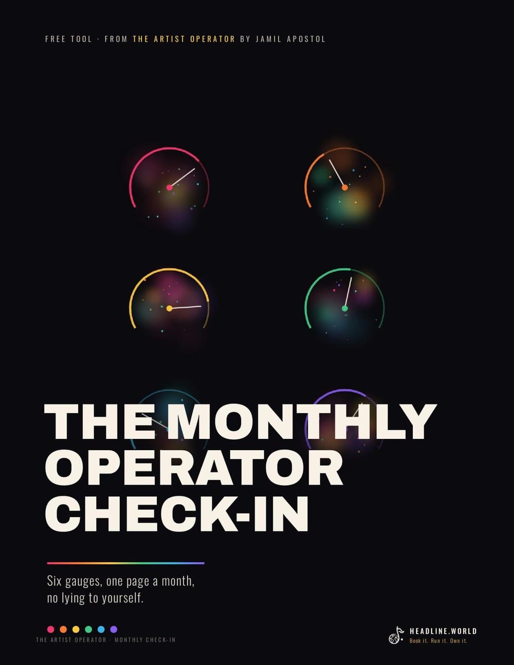The Monthly Operator Check-In — cover