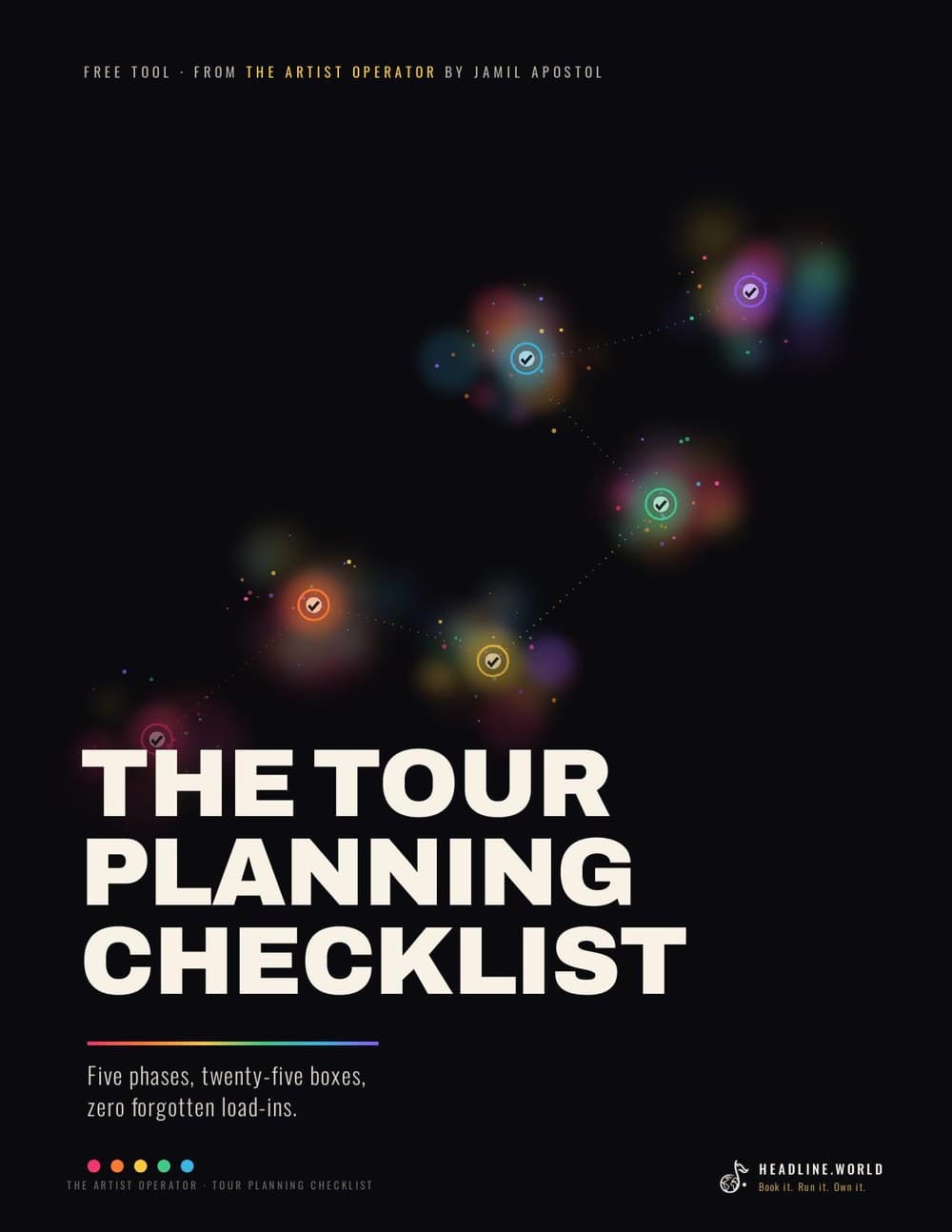 The Tour Planning Checklist — cover